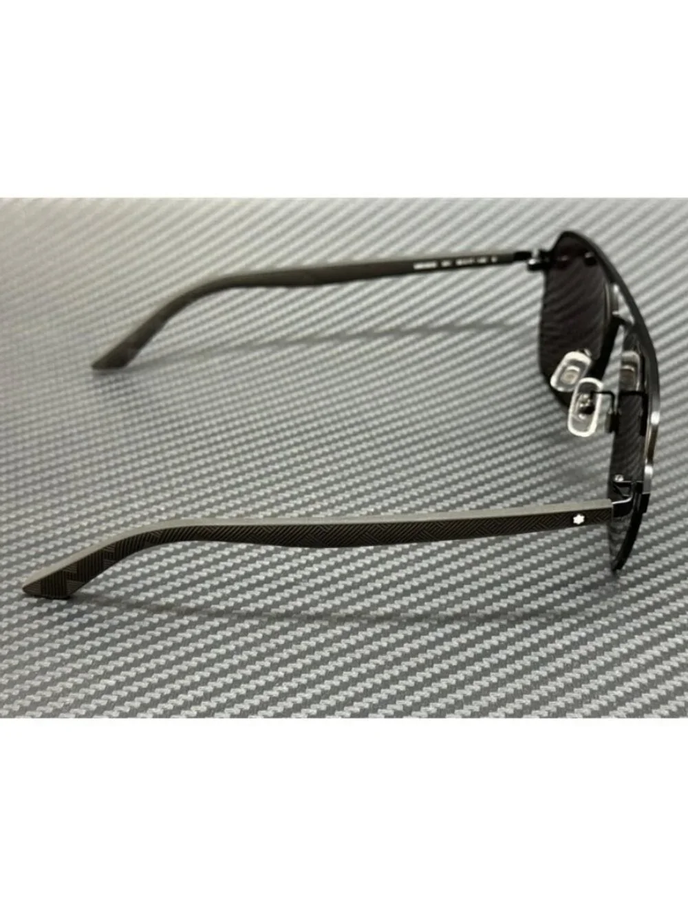 New Montblanc Men Black Sunglasses 56-17-145
